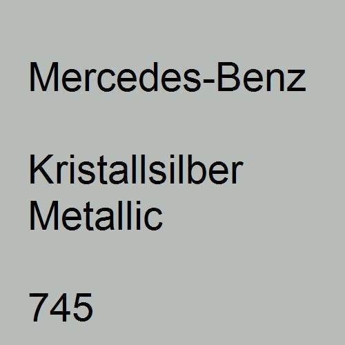 Mercedes-Benz, Kristallsilber Metallic, 745.